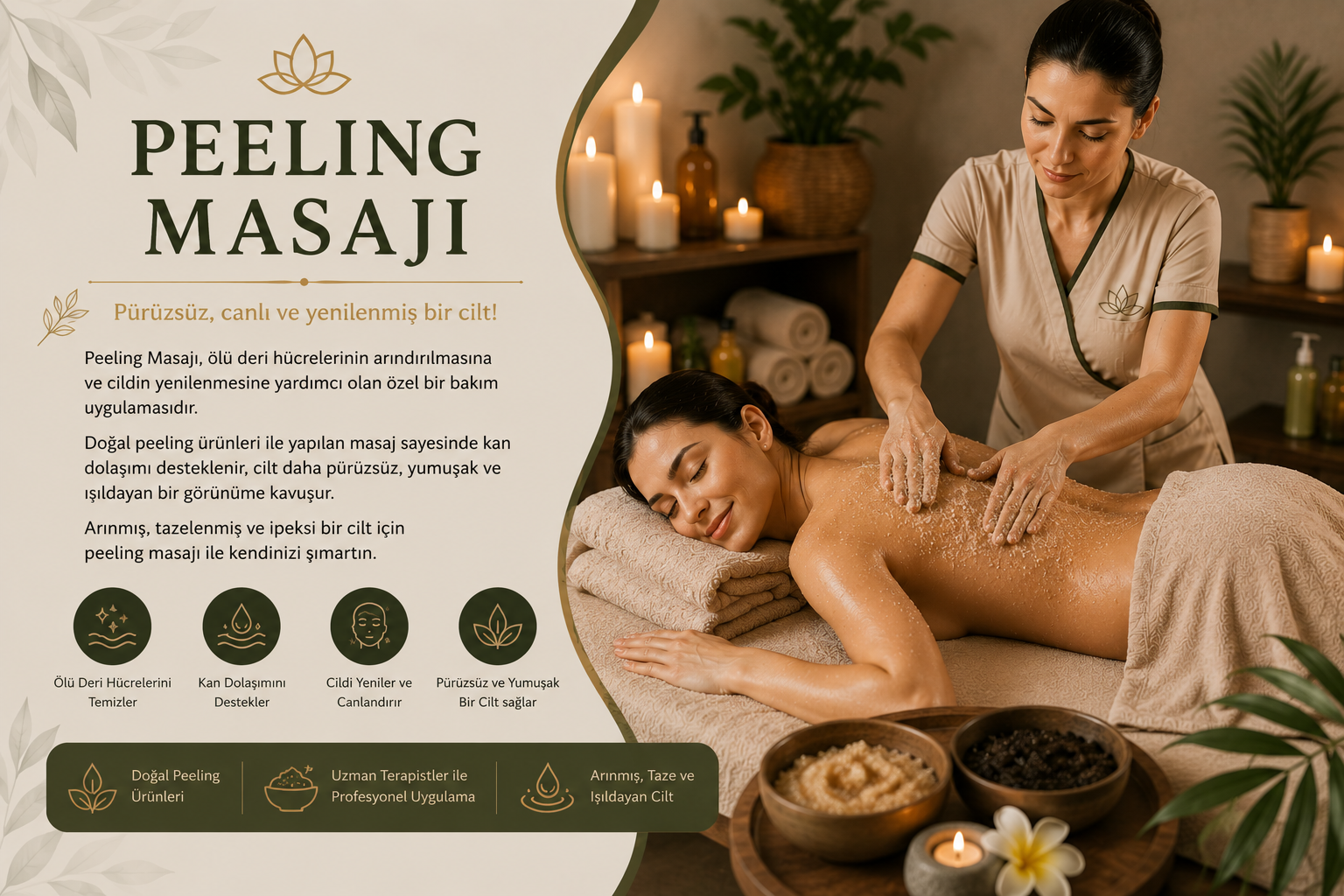 Exfoliating massage